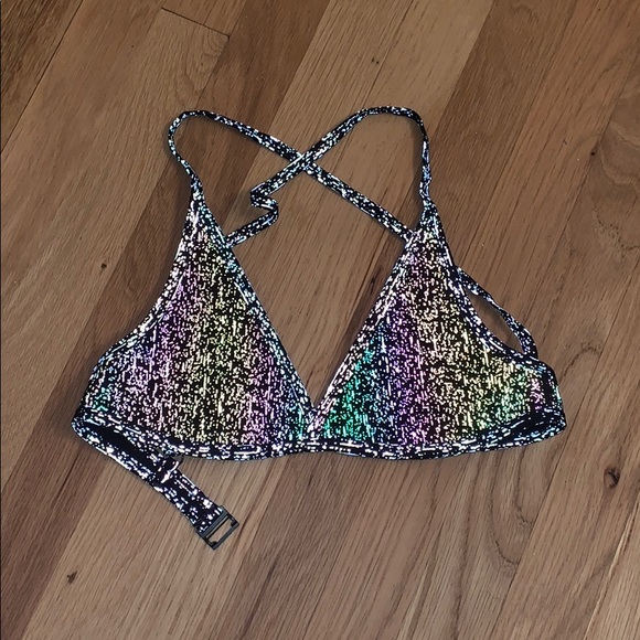 Holographic Hoaka swimsuit top - Picture 2 of 6